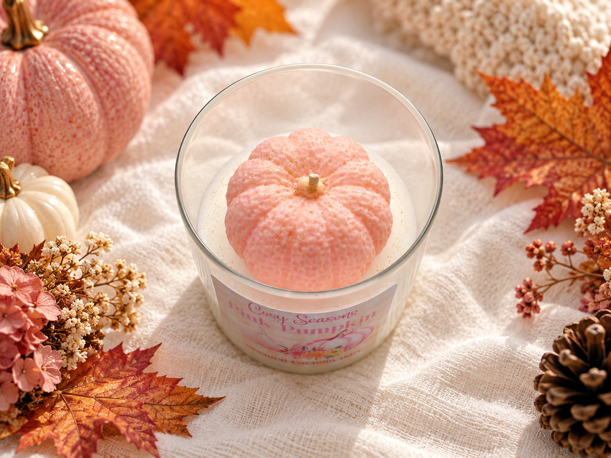 Geurkaars Pompoen Pink Pumpkin