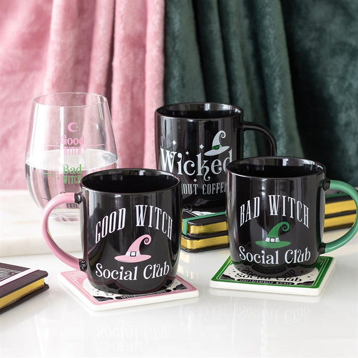 Mug and coaster Bad Witch Social Club