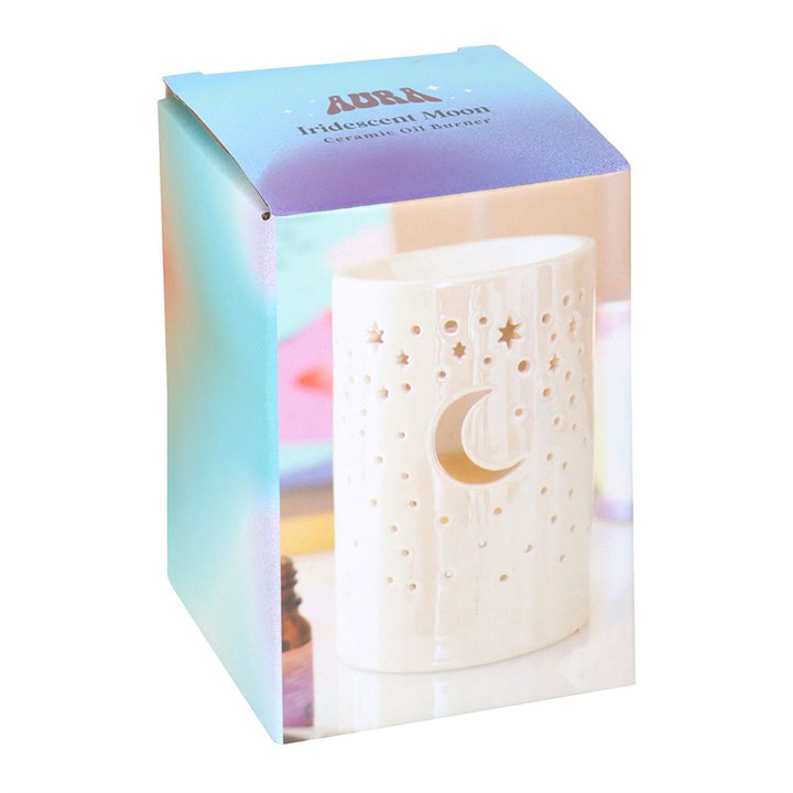 Wax Burner white mother-of-pearl stars