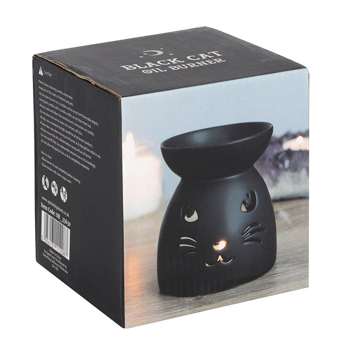 Waxbrander zwarte kat
