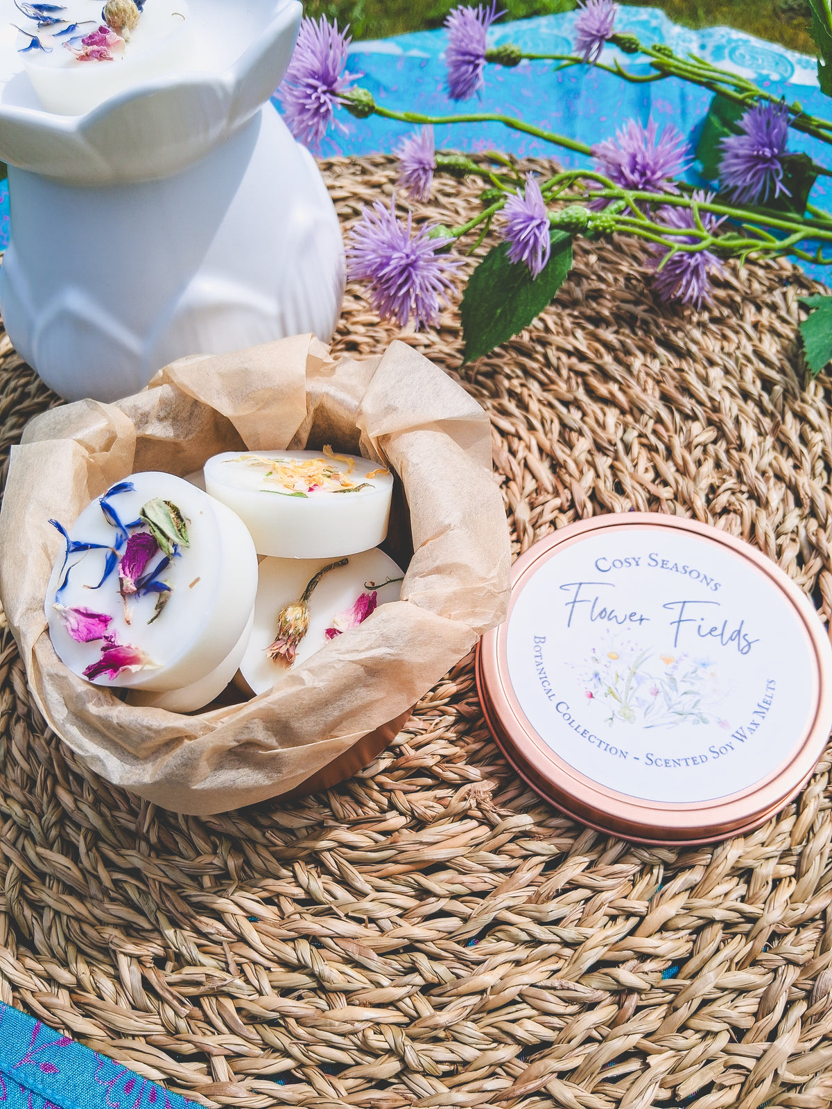 Botanical wax melts Flower fields