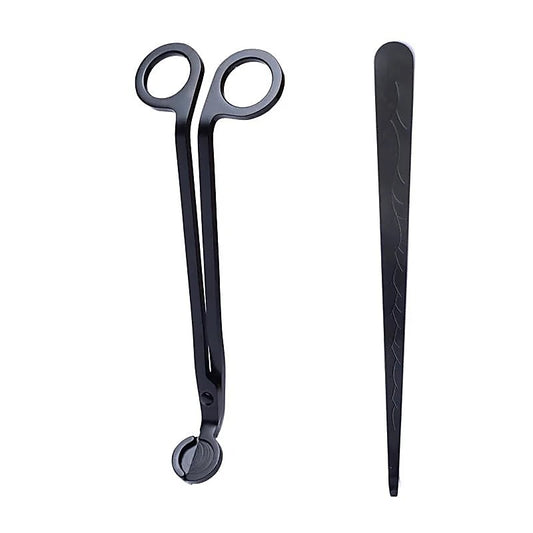 RVS Lontknipper & Kaarsendipper Set