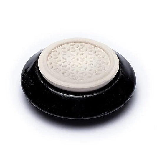 Scented stone flower of life black