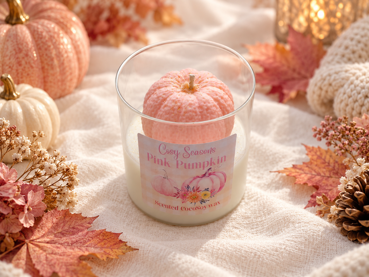 Geurkaars Pompoen Pink Pumpkin
