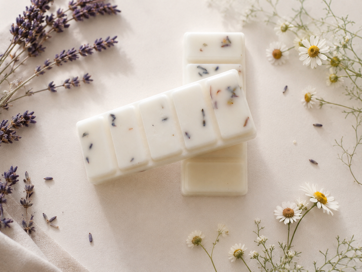 Lavender, Chamomile & Vanilla Waxblok