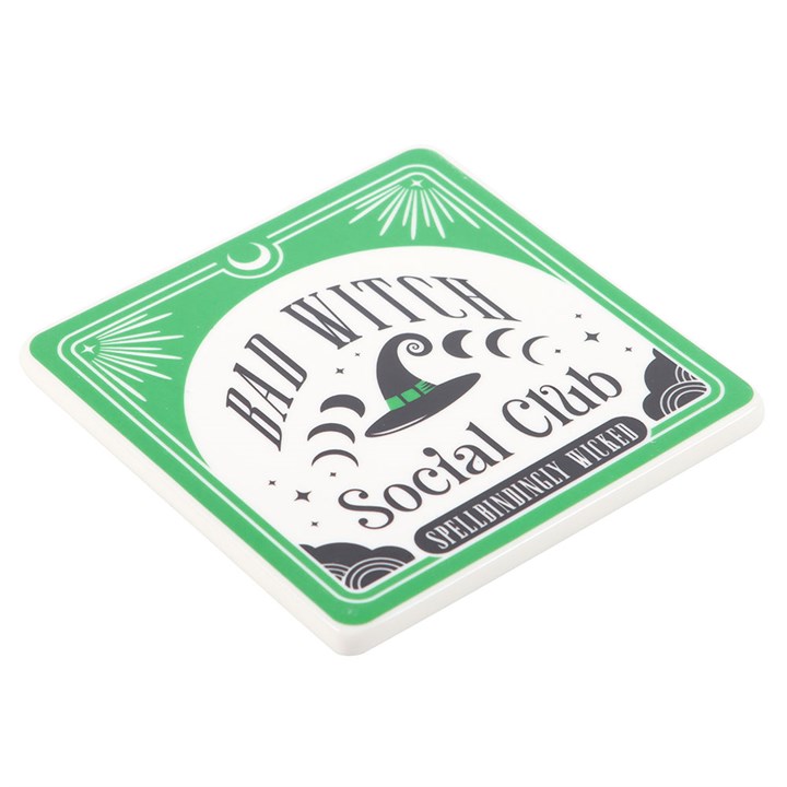 Mug and coaster Bad Witch Social Club