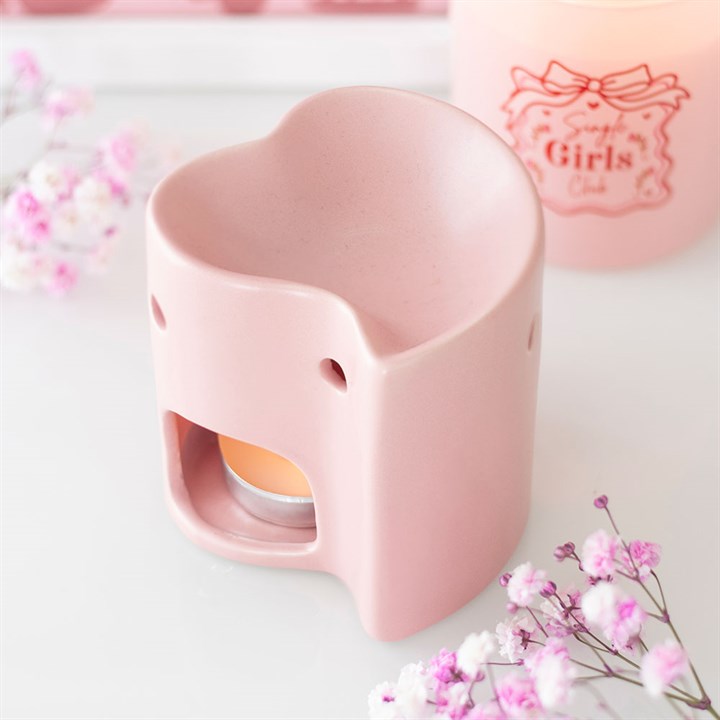 waxbrander roze hart