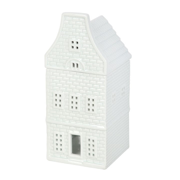 Waxbrander Huisje wit