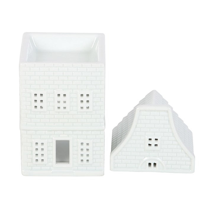 Waxbrander Huisje wit