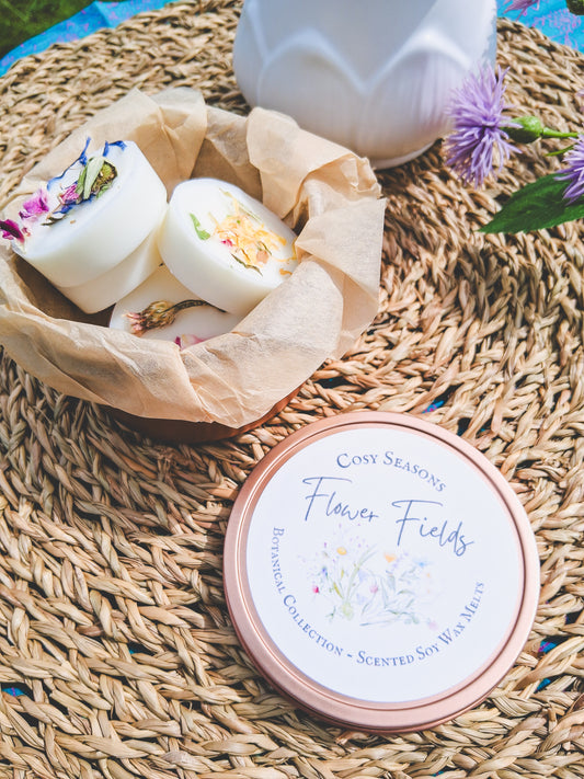 Botanical wax melts Flower fields