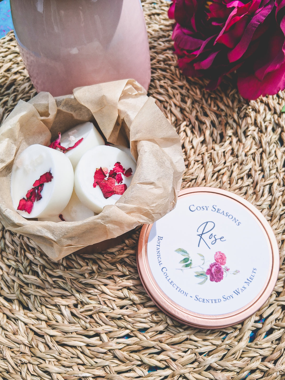 Botanische waxmelts Roos