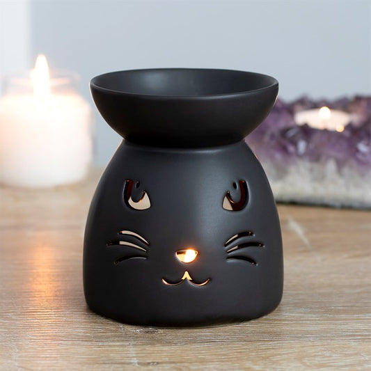 Waxbrander zwarte kat