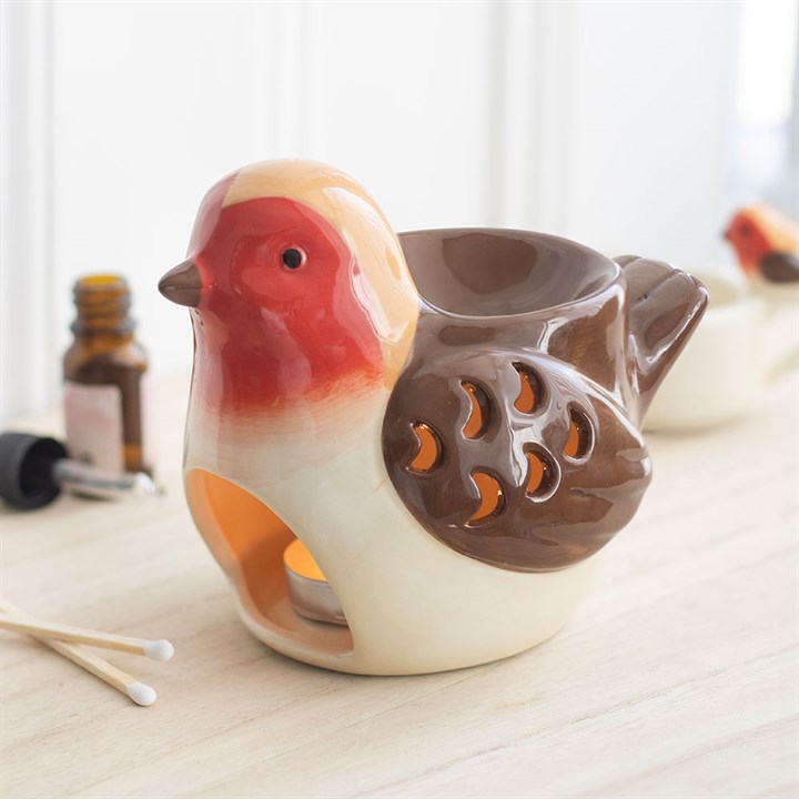 Waxbrander Roodborstje